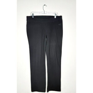The North Face Sweatpants Womens Micro Fleece Wide Leg Size L Black Comfy
